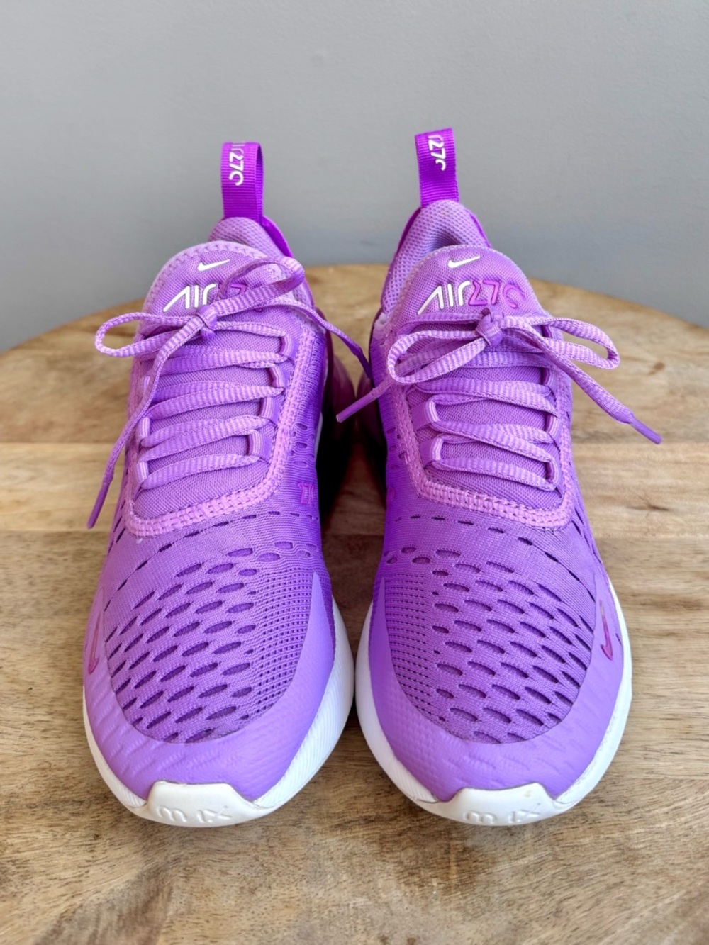 Nike Air Max 270 GS Shoes Rush Fuchsia White 943345 501 Size 4.5Y/6W - Picture 4 of 9